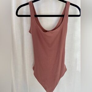 Skims Cotton Ribbed Bodysuit